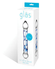 Load image into Gallery viewer, Glas 6.5" Tip Textured Glass Dildo