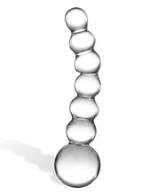 Load image into Gallery viewer, Glas 5" Curved Glass Beaded Dildo