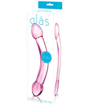 Load image into Gallery viewer, Glas Double Trouble Glass Dildo - Purple