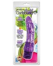 Load image into Gallery viewer, Crystal Caribbean Jelly Vibe #4  Waterproof - 10 Function Purple