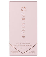 Load image into Gallery viewer, High On Love Hemp Massage Oil - Strawberries