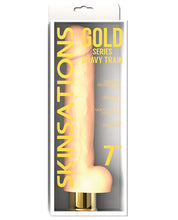 Load image into Gallery viewer, Skinsations Gold Series Gravy Train 7" Vibrating Dildo