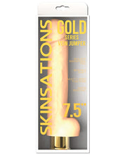 Load image into Gallery viewer, Skinsations Gold Series Vein Jumper 7.5" Vibrating Dildo