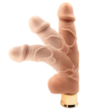 Load image into Gallery viewer, Skinsations Gold Series Vein Jumper 7.5" Vibrating Dildo