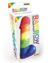 Load image into Gallery viewer, Rainbow Pecker Party Candle