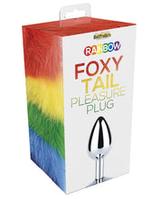 Load image into Gallery viewer, Rainbow Foxy Tail Butt Plug
