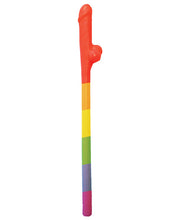 Load image into Gallery viewer, Rainbow Pecker Straws Pack Of 10