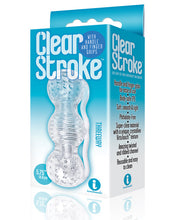 Load image into Gallery viewer, The 9's Clear Stroke Threeway Masturbator