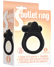 Load image into Gallery viewer, The 9's S Bullet Silicone Ring - Black