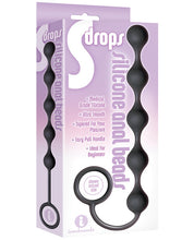 Load image into Gallery viewer, The 9's S Drops Silicone Anal Beads - Black