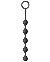 Load image into Gallery viewer, The 9's S Drops Silicone Anal Beads - Black