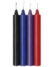 Load image into Gallery viewer, The 9's Make Me Melt Sensual Warm Drip Candles - Passion Tones Pack Of 4