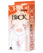 Load image into Gallery viewer, The 9's Orange Is The New Black Triple Your Pleasure Clamps &amp; Chain