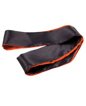 Load image into Gallery viewer, The 9's Orange Is The New Black Satin Sash Reversible Blindfold