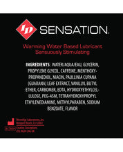 Load image into Gallery viewer, Id Sensation Waterbased Warming Lubricant - 4.4 Oz Flip Cap Bottle