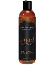 Load image into Gallery viewer, Intimate Earth Sensual Massage Oil - 120 Ml Cocoa Bean &amp; Gogi Berry