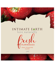 Load image into Gallery viewer, Intimate Earth Lubricant Fresh Strawberries - 3 Ml Foil