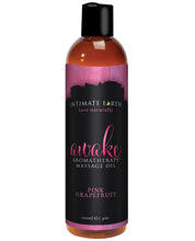Load image into Gallery viewer, Intimate Earth Awake Massage Oil - 120 Ml Black Pepper &amp; Pink Grapefruit