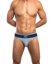 Load image into Gallery viewer, Jack Adams Athletic 2.0 Jock Strap Grey-navy Lg