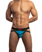 Load image into Gallery viewer, Jack Adams All Sport X Fly Jock Dirty Blue-black Sm