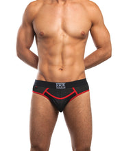 Load image into Gallery viewer, Jack Adams Flex Fit Army Brief Black-red Xl