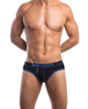 Load image into Gallery viewer, Jack Adams Navy Brief Black-blue Sm