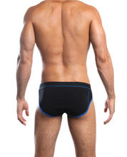 Load image into Gallery viewer, Jack Adams Navy Brief Black-blue Sm