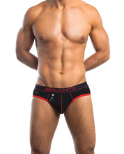 Load image into Gallery viewer, Jack Adams Navy Brief Black-red Xl