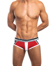 Load image into Gallery viewer, Jack Adams Race Brief Red-white Xl