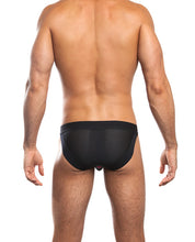 Load image into Gallery viewer, Jack Adams All Sport Brief Jock Black-red Sm