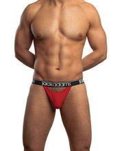 Load image into Gallery viewer, Jack Adams Flyer Thong Red Sm