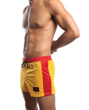 Load image into Gallery viewer, Jack Adams Air Mesh Gym Short Gold-red Xl