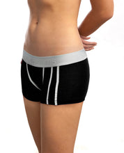 Load image into Gallery viewer, Jack Adams Women's Lux Modal Boy Short Black Sm
