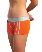 Load image into Gallery viewer, Jack Adams Women's Lux Modal Boy Short Orange Xl