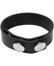 Load image into Gallery viewer, Kinklab Leather 3 Snap Cock Ring