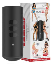 Load image into Gallery viewer, Kiiroo Titan The Experience Interactive Vibrating Stroker - Black