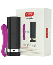 Load image into Gallery viewer, Kiiroo Onyx2 &amp; Pearl2 Interactive Masturbator-vibrator Kit - Purple