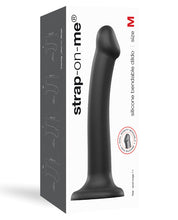 Load image into Gallery viewer, Strap On Me Silicone Bendable Dildo Medium - Black