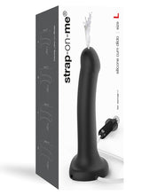 Load image into Gallery viewer, Strap On Me Silicone Cum Dildo - Black