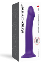 Load image into Gallery viewer, Strap On Me Silicone Bendable Dildo Large - Purple