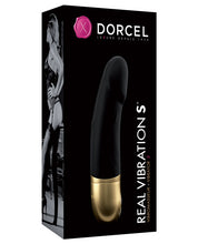 Load image into Gallery viewer, Dorcel Real Vibration S 6" Vibrator - Black-gold