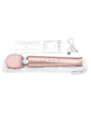 Load image into Gallery viewer, Le Wand Petite Rechargeable Vibrating Massager - Rose Gold