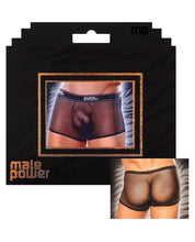 Load image into Gallery viewer, Male Power Mesh Branded Elastic Black X-large