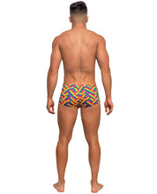 Load image into Gallery viewer, Pride Fest Contoured Pouch Mini Short Rainbow Lg