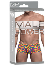 Load image into Gallery viewer, Pride Fest Contoured Pouch Mini Short Rainbow Sm