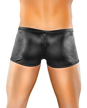 Load image into Gallery viewer, Male Power Satin Lycra Boxer Black Large