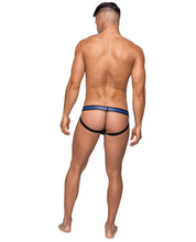Load image into Gallery viewer, Pocket Pouch Cotton Spandex Jock W-cavity Black L-xl
