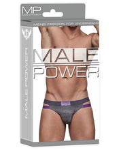 Load image into Gallery viewer, Heather Haze Cutout Thong Grey L-x