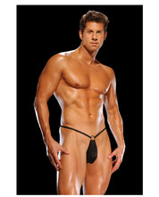 Load image into Gallery viewer, Male Power G-string W-front Ring Black O-s