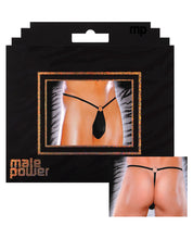 Load image into Gallery viewer, Male Power G-string W-front Ring Black O-s